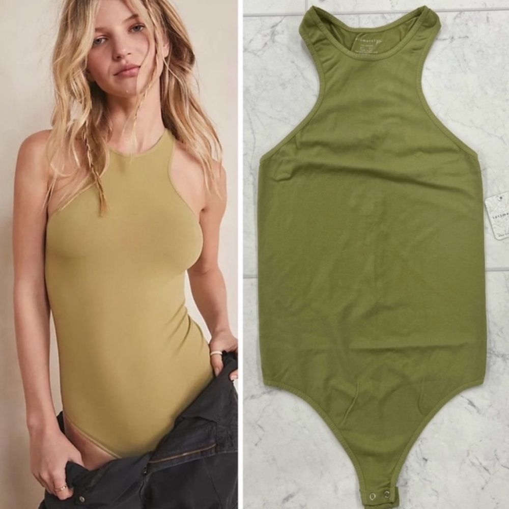 NWT Down to Earth Bodysuit in Green
